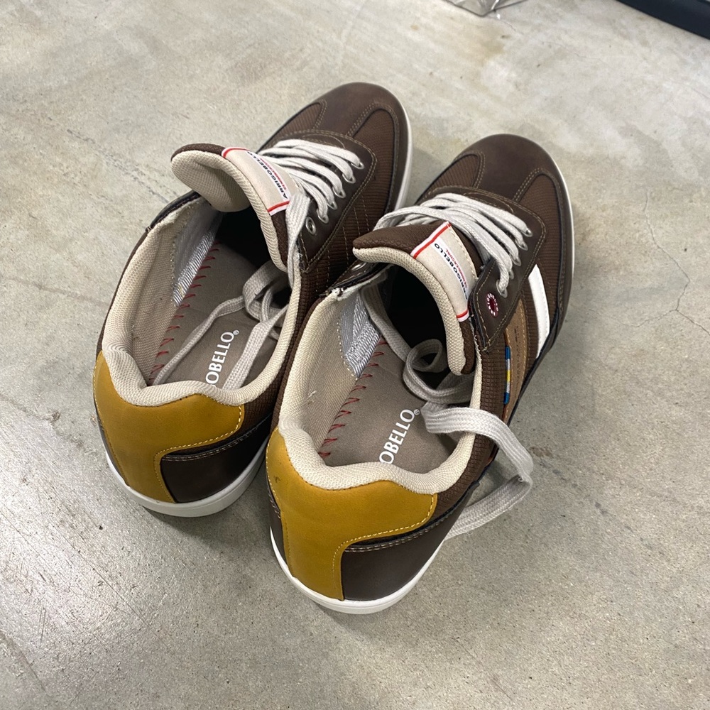 Arrigo Bello men’s 10 casual shoes sneakers leather walking 1986 Italian